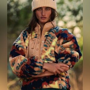 FP Movement Hit The Slopes Printed Pullover NWT Sz XS MSRP $168
